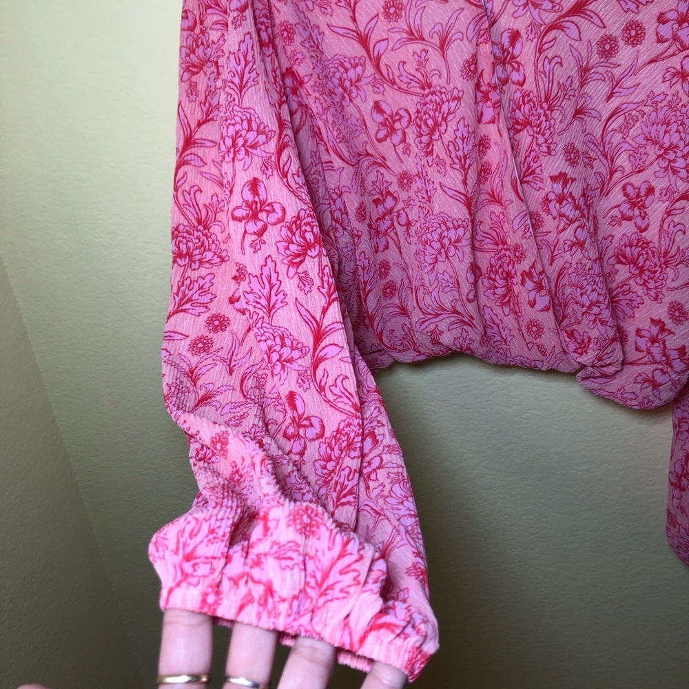 Midnight Sky Long Sleeve Blouse size M - Picture 6 of 10